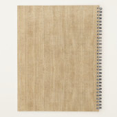 名モノグラムのカスタム家rustic 2025 プランナー手帳 (裏面)