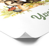 名モノグラムの前子供部屋ポスターWoodland Letter Y ポスター (角)