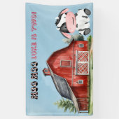 名モー前は男の子の誕生日会 横断幕 (縦)