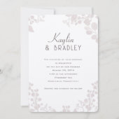 名ライト縁ど結婚式招待状 招待状 (正面)