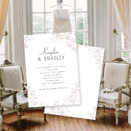 名ライト縁ど結婚式招待状 招待状