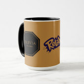 名リラックス前と役職を含むCombo Mag マグカップ (正面左)