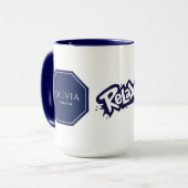 名リラックス前と役職を含むCombo Mag マグカップ (正面左)