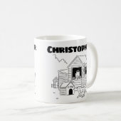 . .名付き温室メーカーへの贈与 コーヒーマグカップ (正面右)