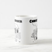 . .名付き温室メーカーへの贈与 コーヒーマグカップ (中央)