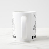 . .名付き温室メーカーへの贈与 ジャンボコーヒーマグカップ (裏面)