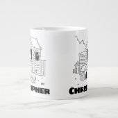 . .名付き温室メーカーへの贈与 ジャンボコーヒーマグカップ (正面)