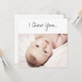 名付け親提案選択ベビー挿入 カード (正面/裏面インサイチュ)