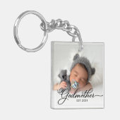 名付母親の年が決まった写真 キーホルダー (正面左)