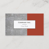 名企業の刺|コンクリート 名刺 (正面)
