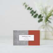 名企業の刺|コンクリート 名刺 (スタンド正面)