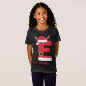 名入りファミリークリスマスパーソナライズド Tシャツ (正面フル)