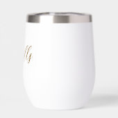 名入れタンブラー 11oz 断熱タンブラー オーダーメイド (背面)