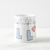 名入れマグカップ Ella コーヒーマグカップ (中央)