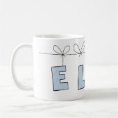 名入れマグカップ Ella コーヒーマグカップ (左)