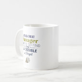 名入れマネージャーのためのギフト コーヒーマグ コーヒーマグカップ (正面左)