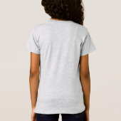 名入れ可 女の子用Tシャツ Tシャツ (裏面)