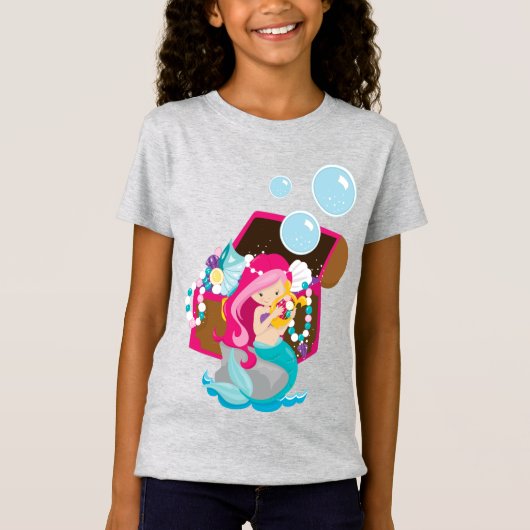 名入れ可 女の子用Tシャツ Tシャツ (正面)