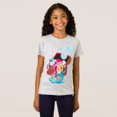 名入れ可 女の子用Tシャツ Tシャツ (正面フル)
