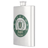 名入れ新郎仲人 結婚記念日 ヘラルド フラスク (左)