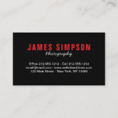 名刺あなたの写真のカスタムテンプレートプレーン 名刺 (裏面)