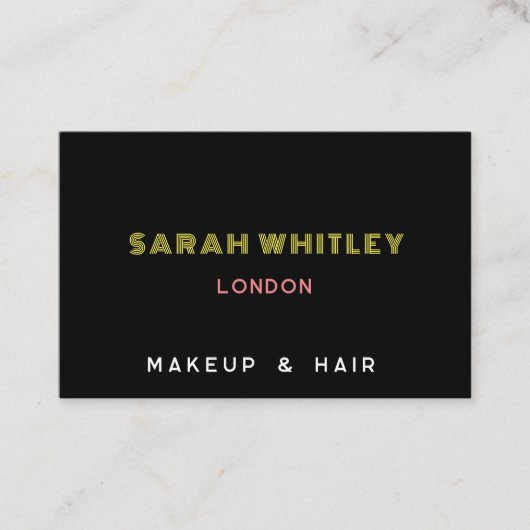 名刺お洒落モダン 名刺 (正面)