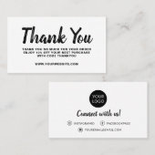 名刺お願いしますご注文モダンのシンプル 名刺 (正面/裏面)