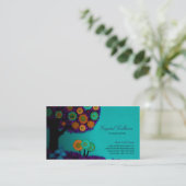 名刺かお母さんのテレホンカード-テンプレート コーリングカード (スタンド正面)