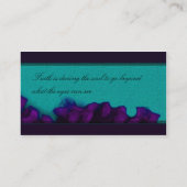 名刺かお母さんのテレホンカード-テンプレート コーリングカード (裏面)