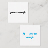 名刺が足りる スクエア名刺 (正面/裏面)