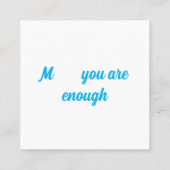 名刺が足りる スクエア名刺 (裏面)