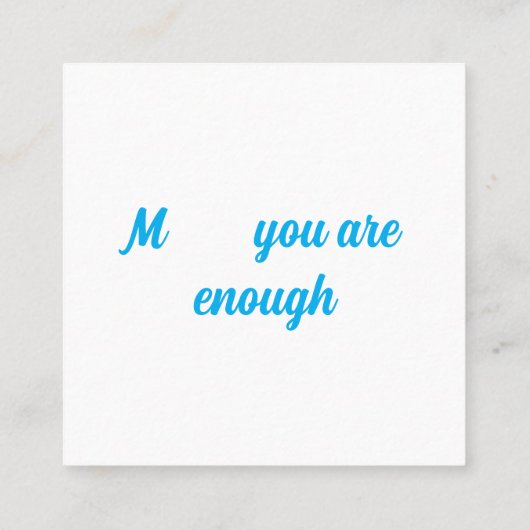 名刺が足りる スクエア名刺 (裏面)