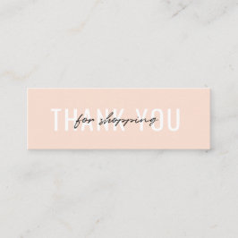 名刺ご注文のミニマリスト、ありがとうございます スキニー名刺