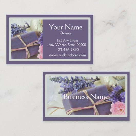 名刺せっけん名刺 名刺 (正面/裏面)