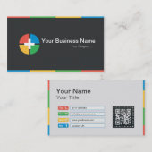 名刺とGoogle 名刺 (正面/裏面)