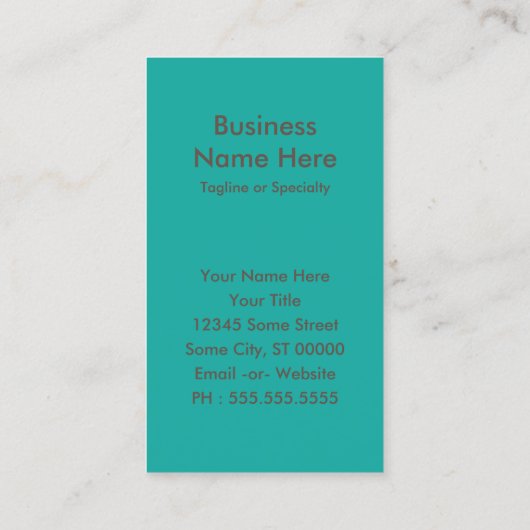 名刺にペイズリーが付いている 名刺 (裏面)