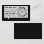 名刺に玉遊を取る 名刺 (正面/裏面)