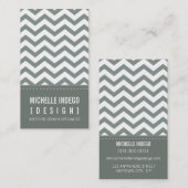 名刺のはっきりしたトレンディーはグストライプレイ 名刺 (正面/裏面)