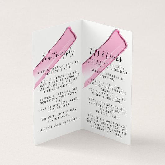 名刺のように光沢を出す、ボス折りのような光沢 名刺 (内部)