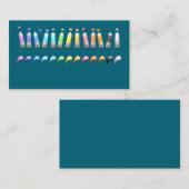 名刺のア絵を描クリル管 名刺 (正面/裏面)