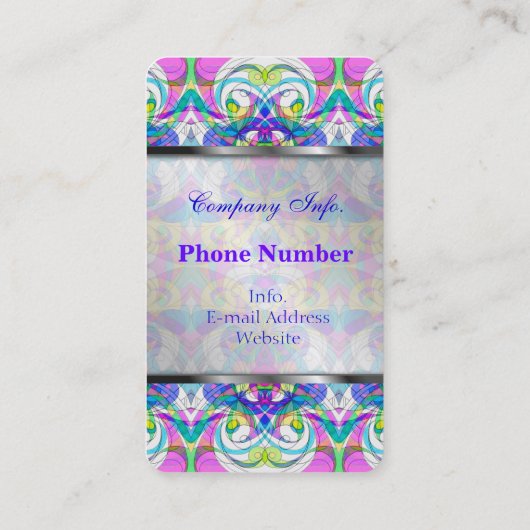 名刺のインドのスタイル 名刺 (裏面)