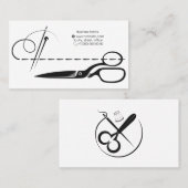 名刺のカスタマイズとシームストレス 名刺 (正面/裏面)