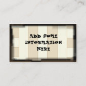 名刺のカスタマイズ可能テンプレート 名刺 (裏面)