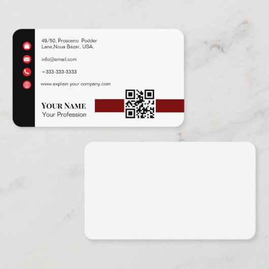 名刺のカスタマイズ 名刺 (正面/裏面)