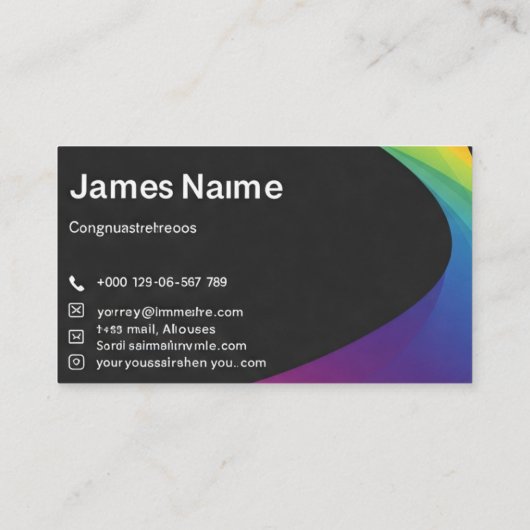 名刺のカスタム 名刺 (裏面)