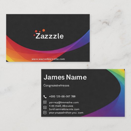 名刺のカスタム 名刺 (正面/裏面)