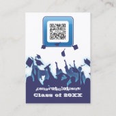 名刺のカレンダーのオンラインの教育 コーリングカード (裏面)