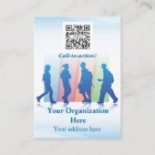 名刺のカレンダーの初等教育 名刺 (裏面)