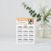 名刺のカレンダーの香水 名刺 (スタンド正面)