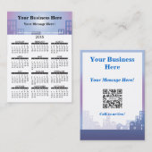 名刺のカレンダー都市不動産仲介業者 名刺 (正面/裏面)